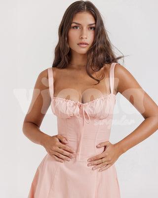 Aurora Pembe / XS Core Gown Length Dress