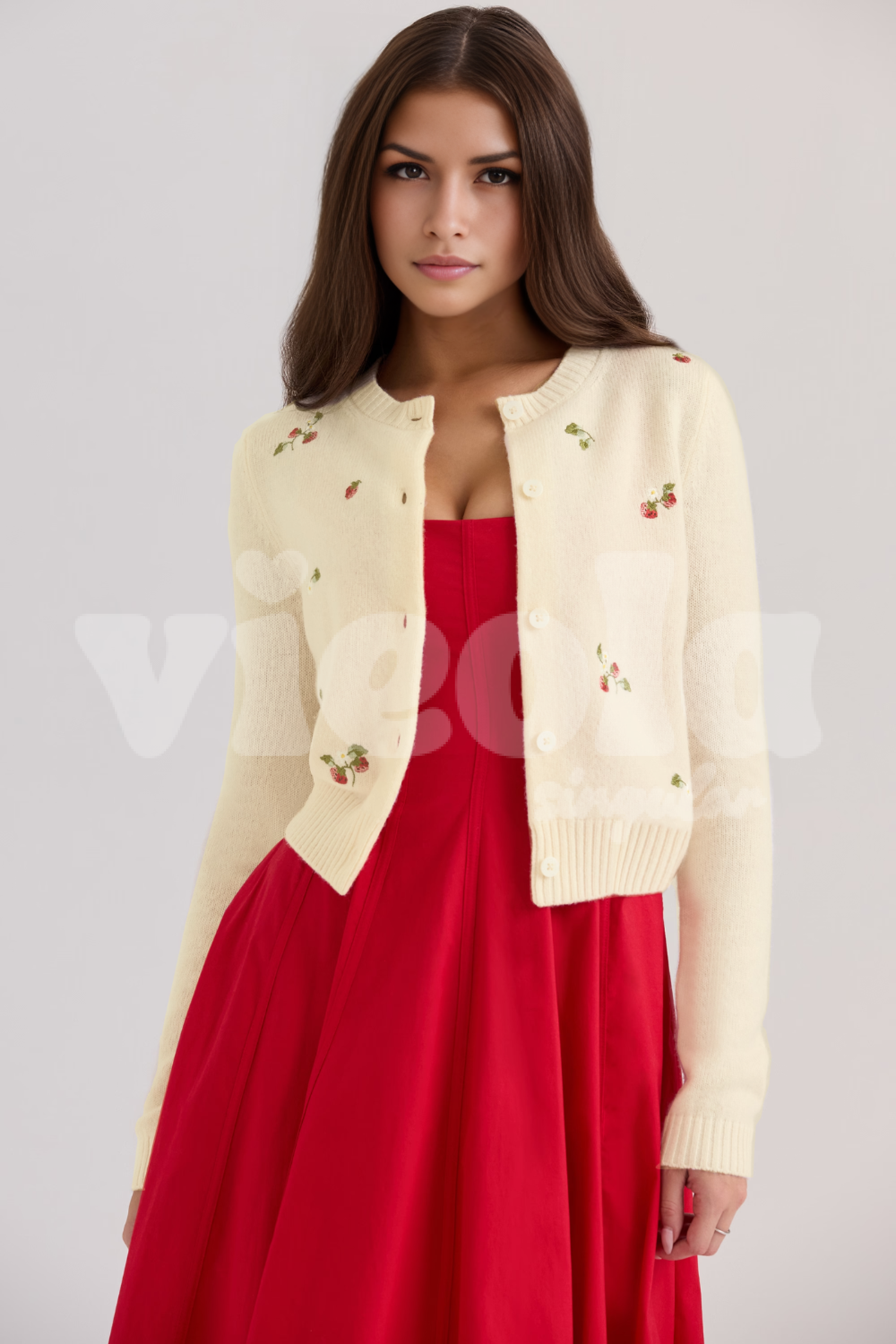 Cherry Hırka Cardigan Cherry