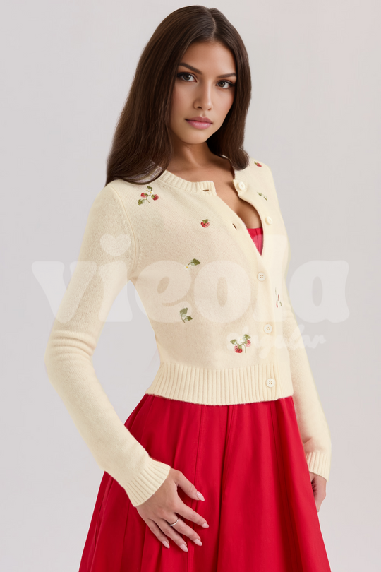 Cherry Hırka Cardigan Cherry