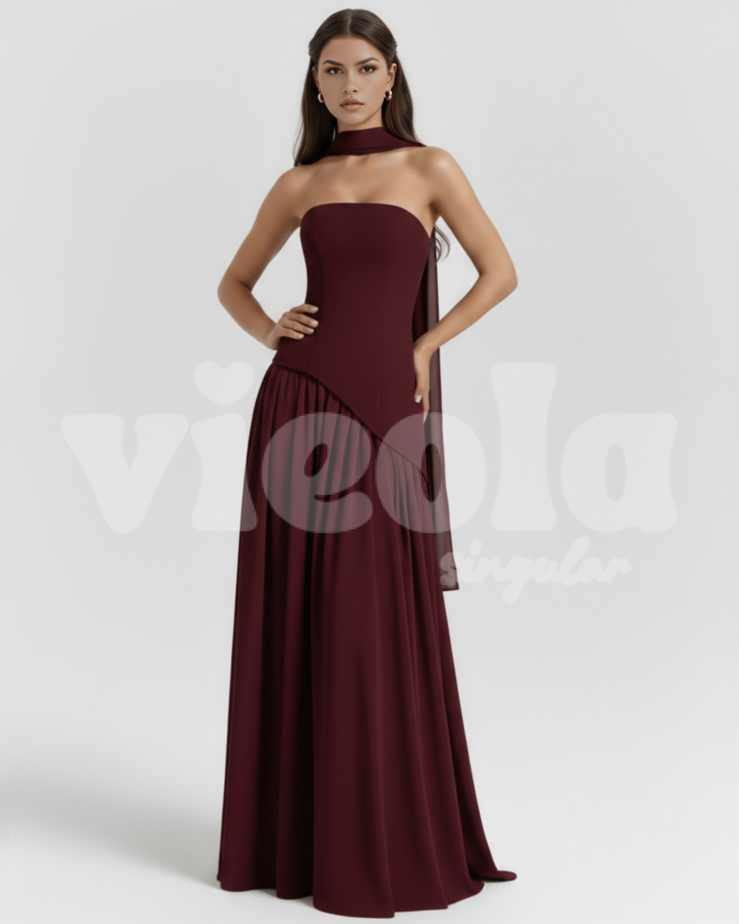 Serena Core Gown Length Dress